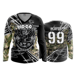 2366 FD Womens V-Neck Longsleeve USS-GREEN-BAY-VBSS