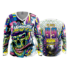 2478 FD Womens V-Neck Longsleeve LA-MISFITS-WHITE