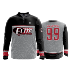 2560 FD Quarter Zip Batting Jacket LS JACKSON-ELITE-FP