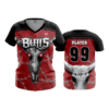 2564 FD Womens V-Neck BULLS-BASKETBALL