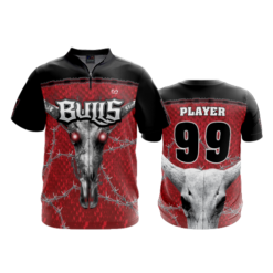 2564 FD Quarter Zip SS - Ribbed Collar BULLS-BASKETBALL