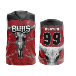 2564 FD SQMESH MENS BBALL TOP CL BULLS-BASKETBALL