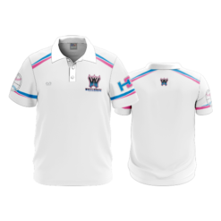 2105 FD Polo WHEELHOUSE-WHITE-FLO-FLO INK + $5