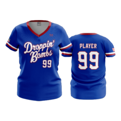 1256 FD Womens V-Neck DROPPIN-BOMBS