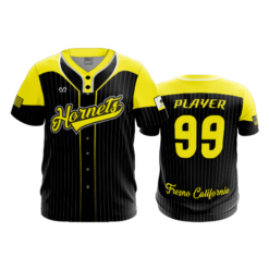 2563 FD MENS 2 BUTTON SCOOP NECK CL FRESNO-HORNETS