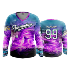 2223 FD Womens V-Neck Longsleeve TORENADERS