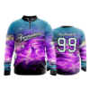 2223 FD Quarter Zip Batting Jacket LS TORENADERS