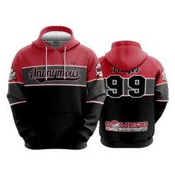 2571 FD Hoody ANONYMOUS-RED
