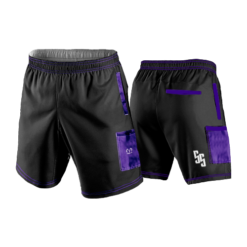 2575 LIGHTWEIGHT MICROFIBER 160gsm SHORT SMOKE-SHOW-PURPLE