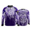 2575 FD Quarter Zip Batting Jacket LS SMOKE-SHOW-PURPLE