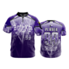 2575 FD Quarter Zip Batting Jacket SS SMOKE-SHOW-PURPLE