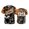 2572 FD ProTek Mens Full Button Down SUICIDE-SQUAD-FLO-ORANGE-FLO INK + $5
