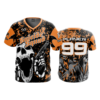 2572 FD Sport V-Neck MENS SUICIDE-SQUAD-FLO-ORANGE-FLO INK + $5
