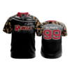 2570 FD Quarter Zip Batting Jacket SS SOUTH-GALLIA-REBELS