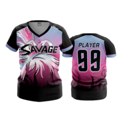 2461 FD Womens V-Neck MOJO-SAVAGE-BLACK