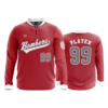 1299 FD Quarter Zip Batting Jacket LS SHELBY-BOMBERS