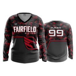 2582 FD Womens V-Neck Longsleeve FAIRFIELD-UNION