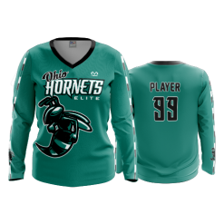 2597 FD Womens V-Neck Longsleeve HORNETS-ELITE-BASKETBALL