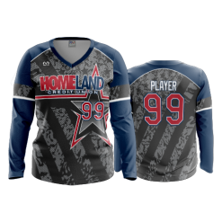 2173 FD Womens V-Neck Longsleeve HOMELAND