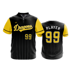 2124 FD Quarter Zip Batting Jacket SS DRAGONS