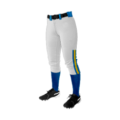 2129 FD Girls Fastpitch Pant CL CENTRAL-LASERS-WHITE