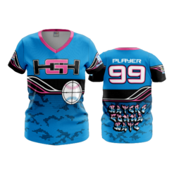 2105 FD Womens V-Neck HGH-BLUE