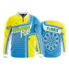 2386 FD Quarter Zip Batting Jacket LS CAMPUS-PUB-FLO INK + $5