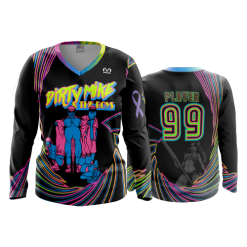 2588 FD Womens V-Neck Longsleeve DIRTY-MIKE-ANDTHE-BOYS-FLO INK + $5