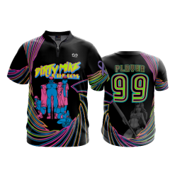 2588 FD Quarter Zip Batting Jacket SS DIRTY-MIKE-ANDTHE-BOYS-FLO INK + $5
