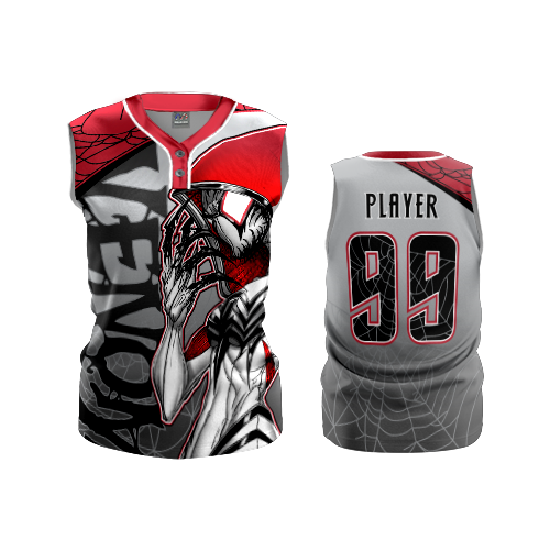 2587 FD WOMENS 2 BUTTON SCOOP NECK SLEEVELESS CL COLORADO-VENOM