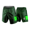1107 LIGHTWEIGHT MICROFIBER 160gsm SHORT KEWASKUM-TRIBE-FLO-GREEN-FLO INK + $5