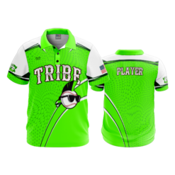 1107 FD Polo KEWASKUM-TRIBE-FLO-GREEN-FLO INK + $5