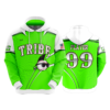 1107 FD Hoody KEWASKUM-TRIBE-FLO-GREEN-FLO INK + $5