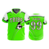 1107 FD Sport V-Neck MENS KEWASKUM-TRIBE-FLO-GREEN-FLO INK + $5
