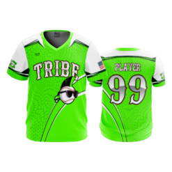 1107 FD Sport V-Neck MENS KEWASKUM-TRIBE-FLO-GREEN-FLO INK + $5