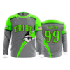 1107 FD Long Sleeve MENS KEWASKUM-TRIBE-GREY-FLO INK + $5