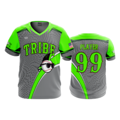 1107 FD Sport V-Neck MENS KEWASKUM-TRIBE-GREY-FLO INK + $5