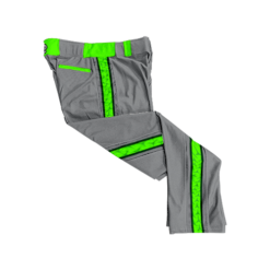 1107 CL CHARCOAL CUSTOM BRAID MENS PANT KEWASKUM-TRIBE-GREY-FLO INK + $5