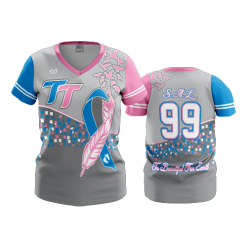 1813 FD Womens V-Neck TALKIN-TRASH