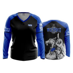 2593 FD Womens V-Neck Longsleeve WOLFPACK-DARTS