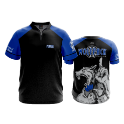 2593 FD Quarter Zip Batting Jacket SS WOLFPACK-DARTS