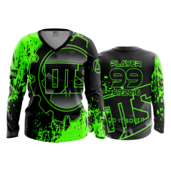 2591 FD Womens V-Neck Longsleeve DO-IT-SOBER-FLO INK + $5