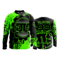 2591 FD Quarter Zip Batting Jacket LS DO-IT-SOBER-FLO INK + $5