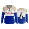 464 FD Womens V-Neck Longsleeve BRITE-SPOT