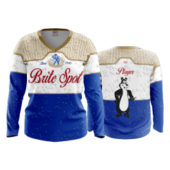 464 FD Womens V-Neck Longsleeve BRITE-SPOT