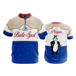 464 FD Quarter Zip Batting Jacket SS BRITE-SPOT