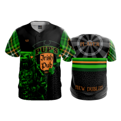 2596 FD ProTek Mens Full Button Down PUPS-IRISH-PUB
