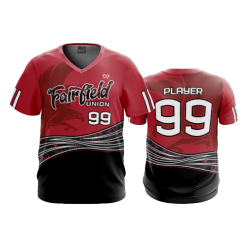 2582 FD Sport V-Neck MENS FAIRFIELD-UNION-RED