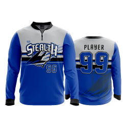 1686 FD Quarter Zip Batting Jacket LS OHIO-STEALTH-COMBO