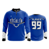 1686 FD Quarter Zip Batting Jacket LS OHIO-STEALTH-ROYAL